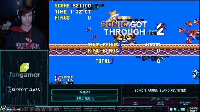 Sonic 3: Angel Island Revisited. Официальный Русский Рестрим AGDQ2021