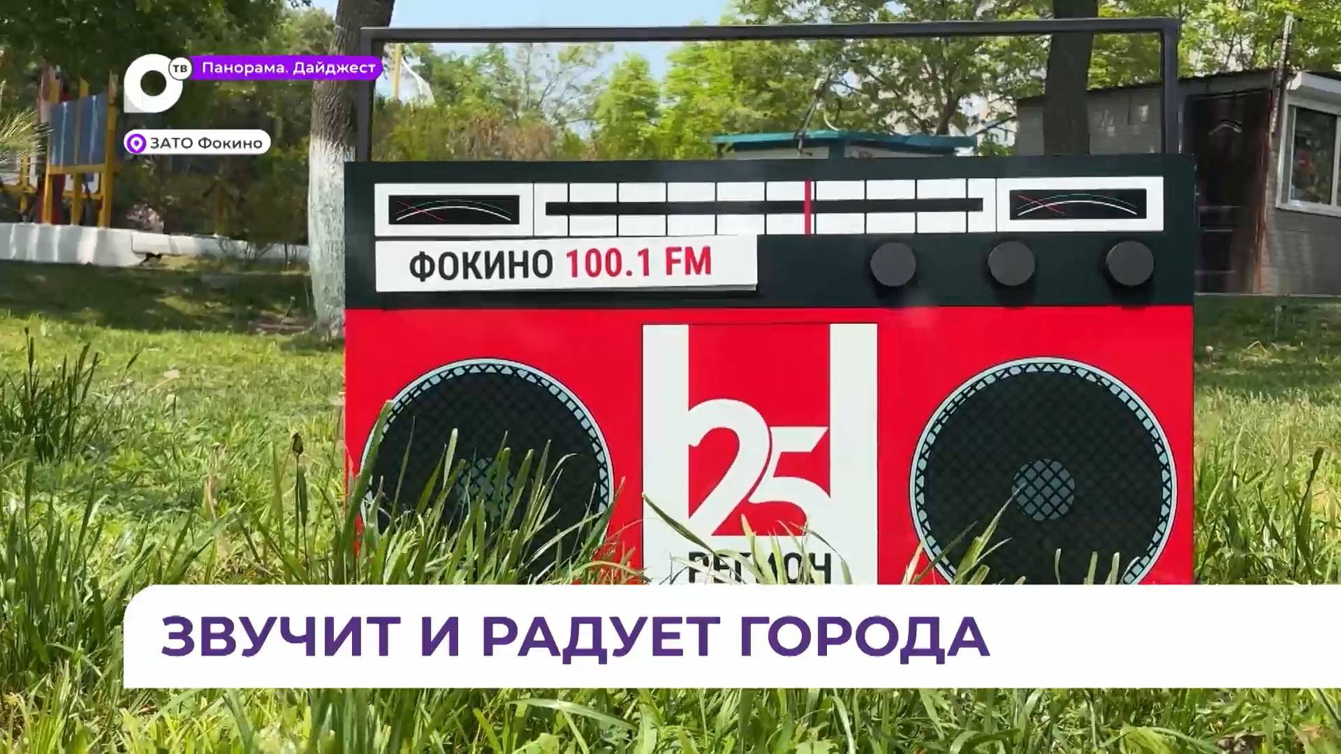 Телеканал и радио 25 РЕГИОН провели промоакцию для жителей Фокино