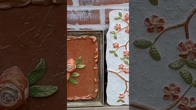Картинки-барельефы из обычной шпаклёвки.Анонс видео, ?