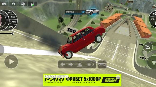 играем в ramp jamp car crash