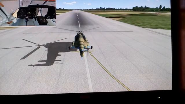 Microsoft Flight Simulator X. Ми-8МСБ-В. Взлёт