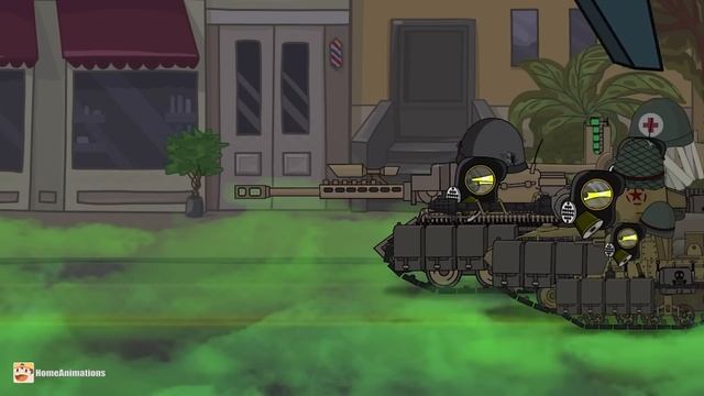 HomeAnimations – Мультики про танки  Этот ЗОМБИ МОНСТР явил себя из глубин АДА !
