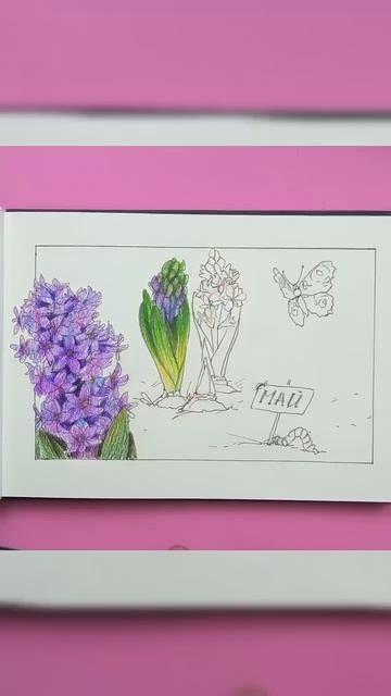 🌸 Третий урок марафона «Весна в штрихах» уже готов для вас! Смотрите и рисуйте с удовольствием 🫶