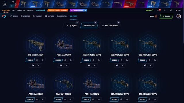 CSGONET I PULLED KARAMBIT WITH MINING CASES! Mycsgo Csgonet промокод Promo Code
