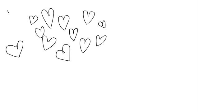 Рисуем армию сердечек часть7