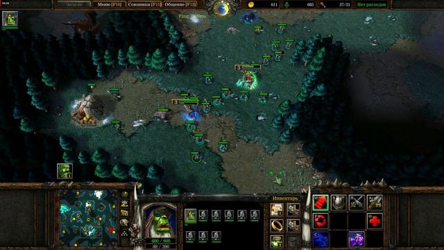 Warcraft III 2 на 2 с подписчиком [4k]