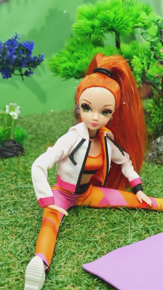 🤸♀️Утренняя зарядка с Соней Роуз 🌟 Начинаем день весело! #куклы #длядевочек #игрывкуклы