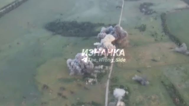💥Авиаудар ВКС четырьмя крылатыми бомбами ФАБ-500 по местонахождению всушников из 117 отмбр в селе Н