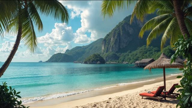 Летний драм-н-басс 4К / Summer tropical drum'n'bass 4K