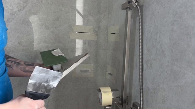 Монтаж полочек из керамогранита. P.s. Никогда не исполь?