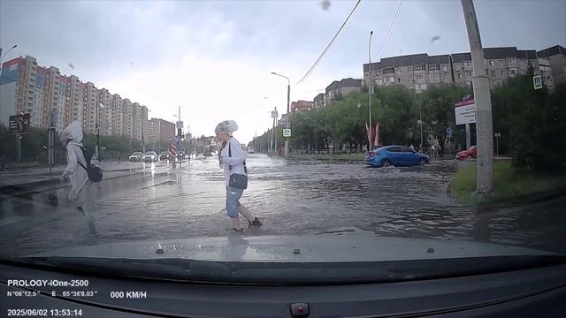 Тюмень после ливня 02.06.2025