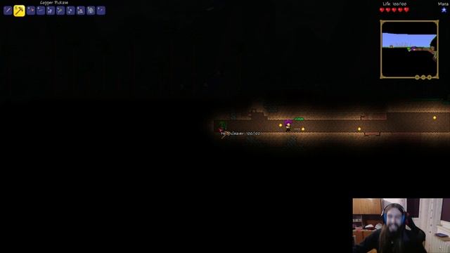 Terraria ep01: Формация "Комбайн" с Touriel и Noobcleaver