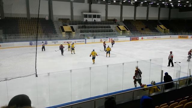 Группа Легион в заставке на сбрасывании шайбы, 03.02.2018