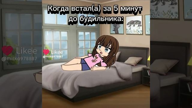 Когда встал и понял что ещё 5 минут до будильника: