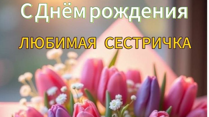 С ДНЁМ РОЖДЕНИЯ 🎉 МОЯ СЕСТРЁНКА!!!