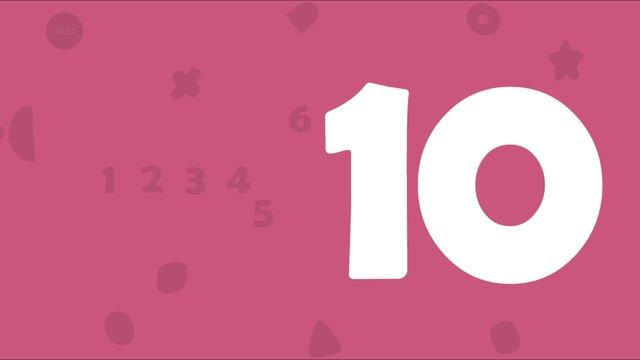 Учим детей считать до 10 под музыку