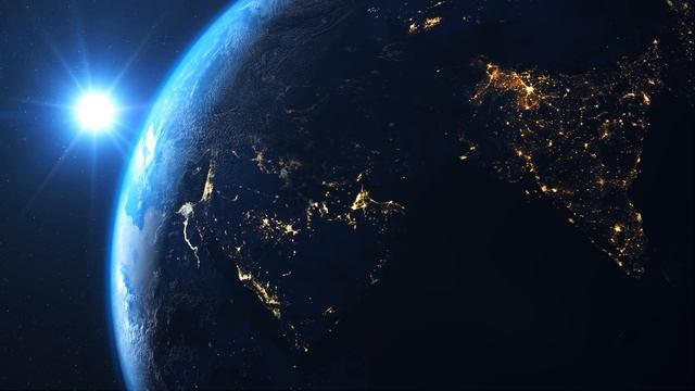 4K Planet Earth Spinning in Space   Free HD Videos - No Copyright