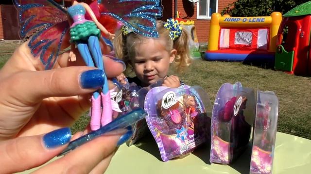 Диана и Рома Диана и Куклы Винкс Играют в прятки Видео про Фей игрушки для Девочек Winx Club doll