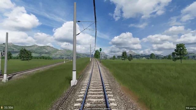 Transport Fever 2 - Сибирия. Поездка на электропоезде по маршр?