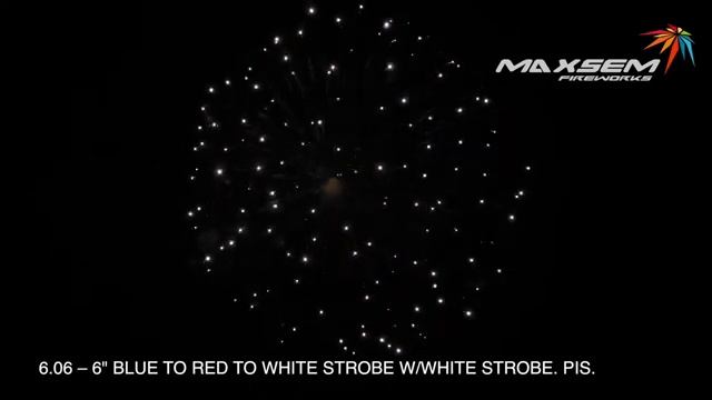 МXD006   BLUE TO RED TO WHITE STROBE WITH WHITE STROBE PISTIL   6