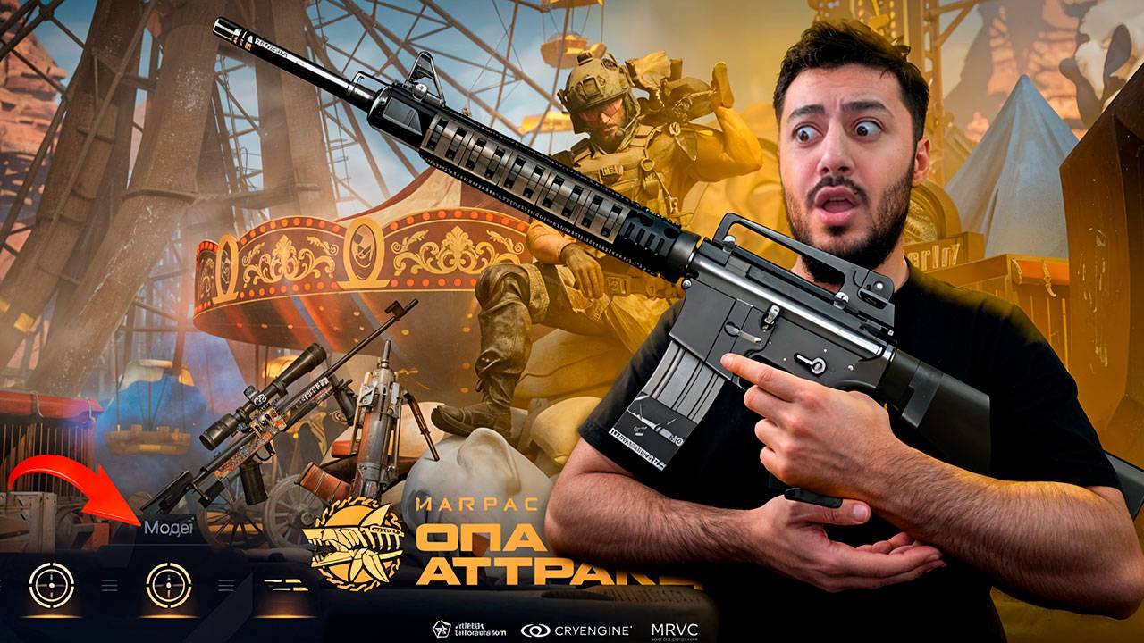 ЛУЧШИЕ МОДЫ на M16A3, SCAR-L, Desert и другие — СЕЗОН "Опасный аттракцион" в WARFACE!