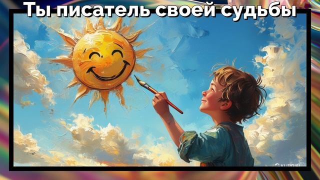 Ты писатель своей судьбы
