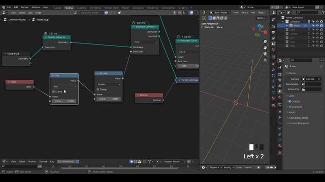 Loop Node  Basics(Основы узла цикла)Blender