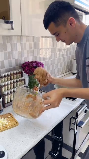 Мясо по Турецки с сыром