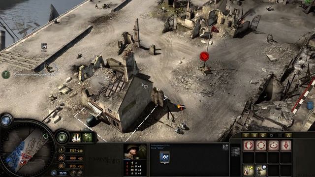 Company of Heroes new steam version, часть 5, шербур 1080p 60 fps