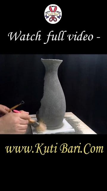 Waterfall making with plastic bottle || Cement Waterfall  #roomdecor #diy #craft  #homedecor