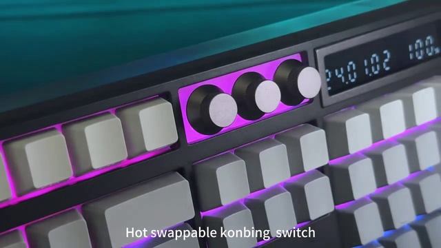 SKYLOONG GK104 Pro - беспроводная механическая клавиатура с 3 режимами подключения: Bluetooth, 2.4G