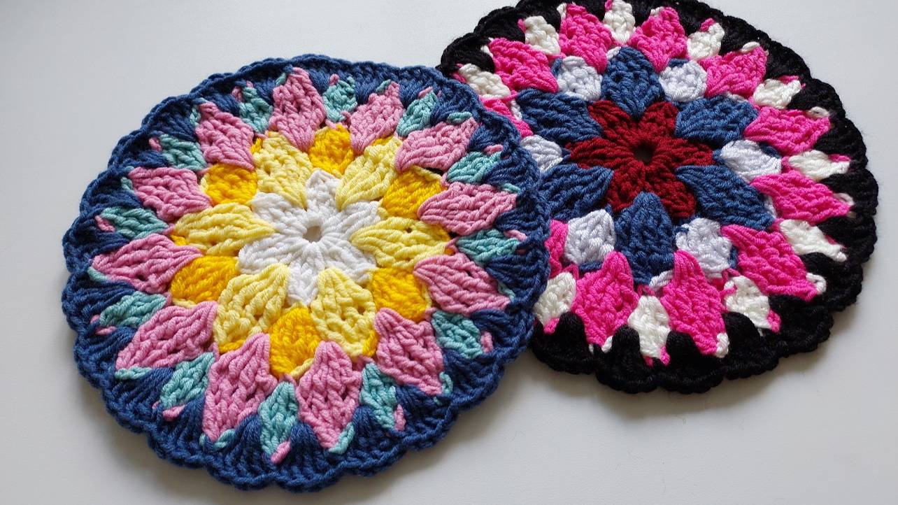 ПОДСТАВКА под ГОРЯЧЕЕ! ОЧЕНЬ КРАСИВЫЙ УЗОР!