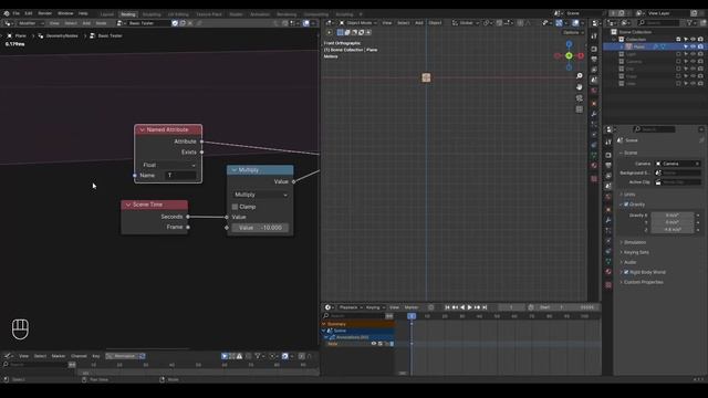 Delta Time And Gravity In(Разница во Времени И Силе Тяжести В)26Geometry Nodes