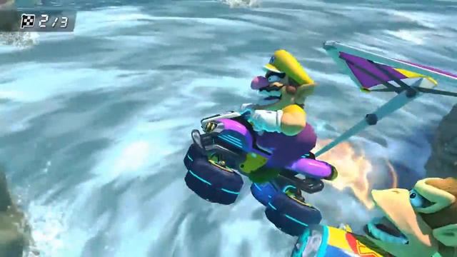 Wii U - Mario Kart 8 - Дельфиньи отмели