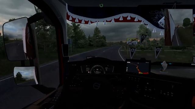 трансляция по Euro Truck Simulator 2 по TruckersMP компания K r e i s s  но