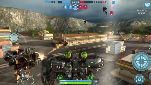 Robot Warfare бой против NOWORNEVER часть 2 • Обзор SKYRING DARKWATER