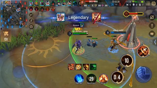 AoV Arena of Valor (Yorn full version) Режим Хаос 10/10