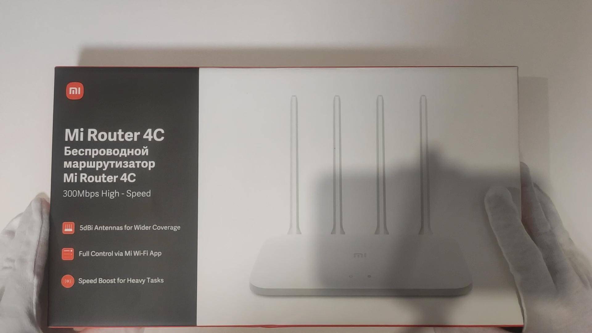 Распаковка Xiaomi Mi Router 4C