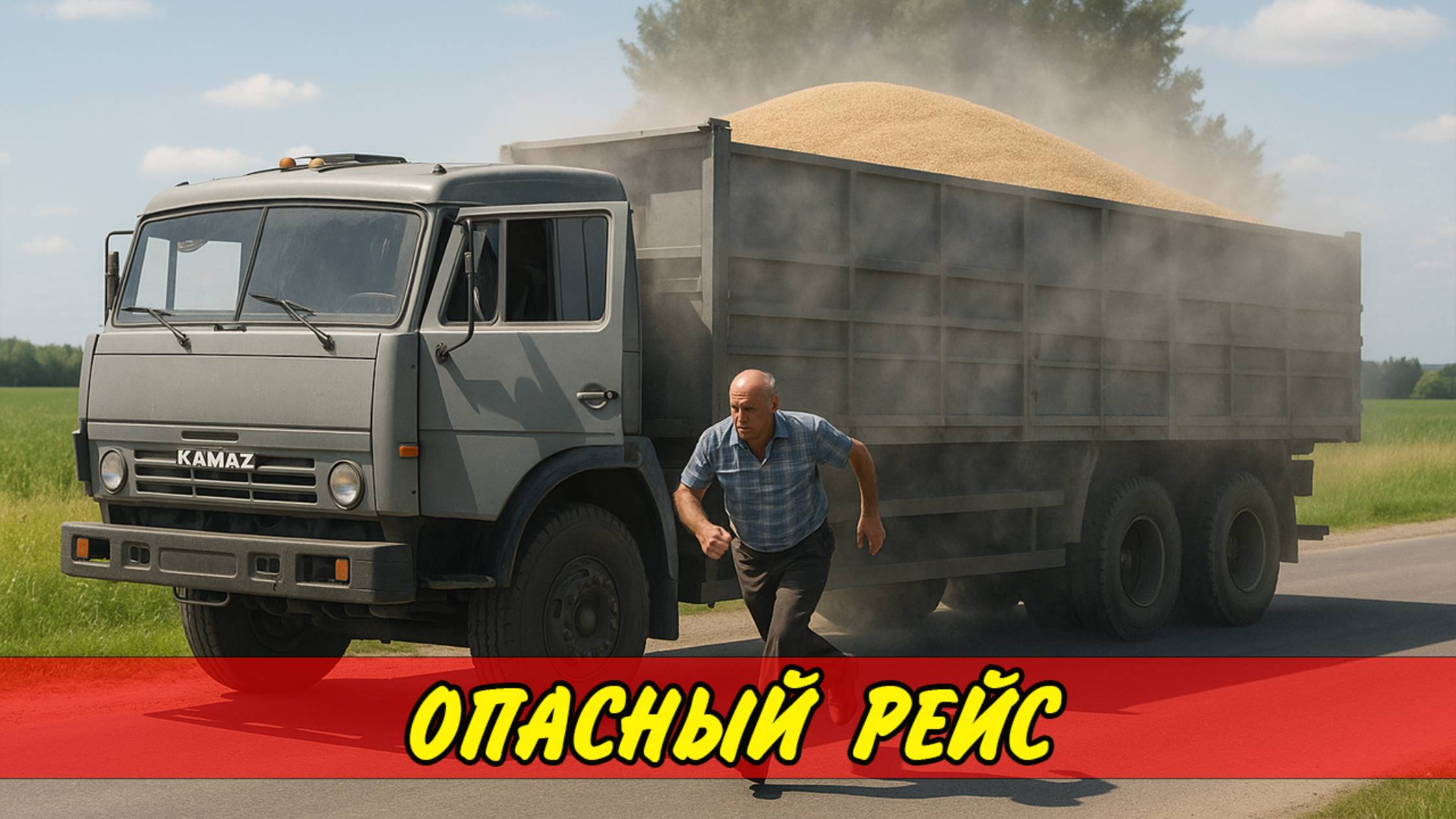 🚚 НОВЫЙ РЕЙС... 😢 И снова ТРАВЛЯ ШОФЕРОВ... Камаз дальнобой зерновоз