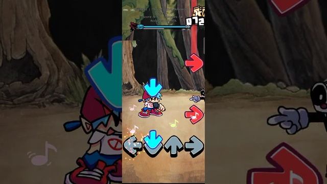 сражаюсь против cuphead в fnf