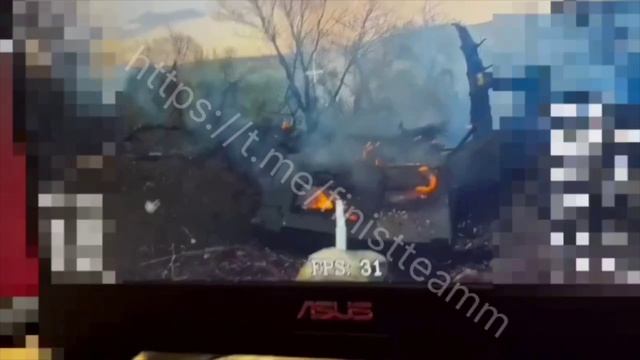 Дружковское направление. Уничтожение техники ВСУ с применением оптоволоконных FPV-дронов «КВН»  ...