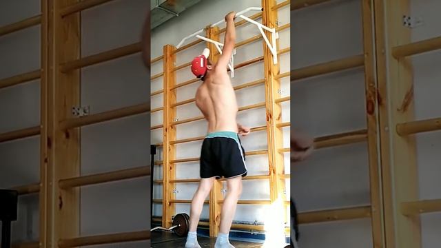 11 one arm pull ups (6 right arm, 5 left arm)