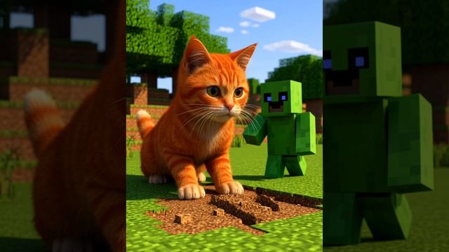 Огонёк попал в Minecraft