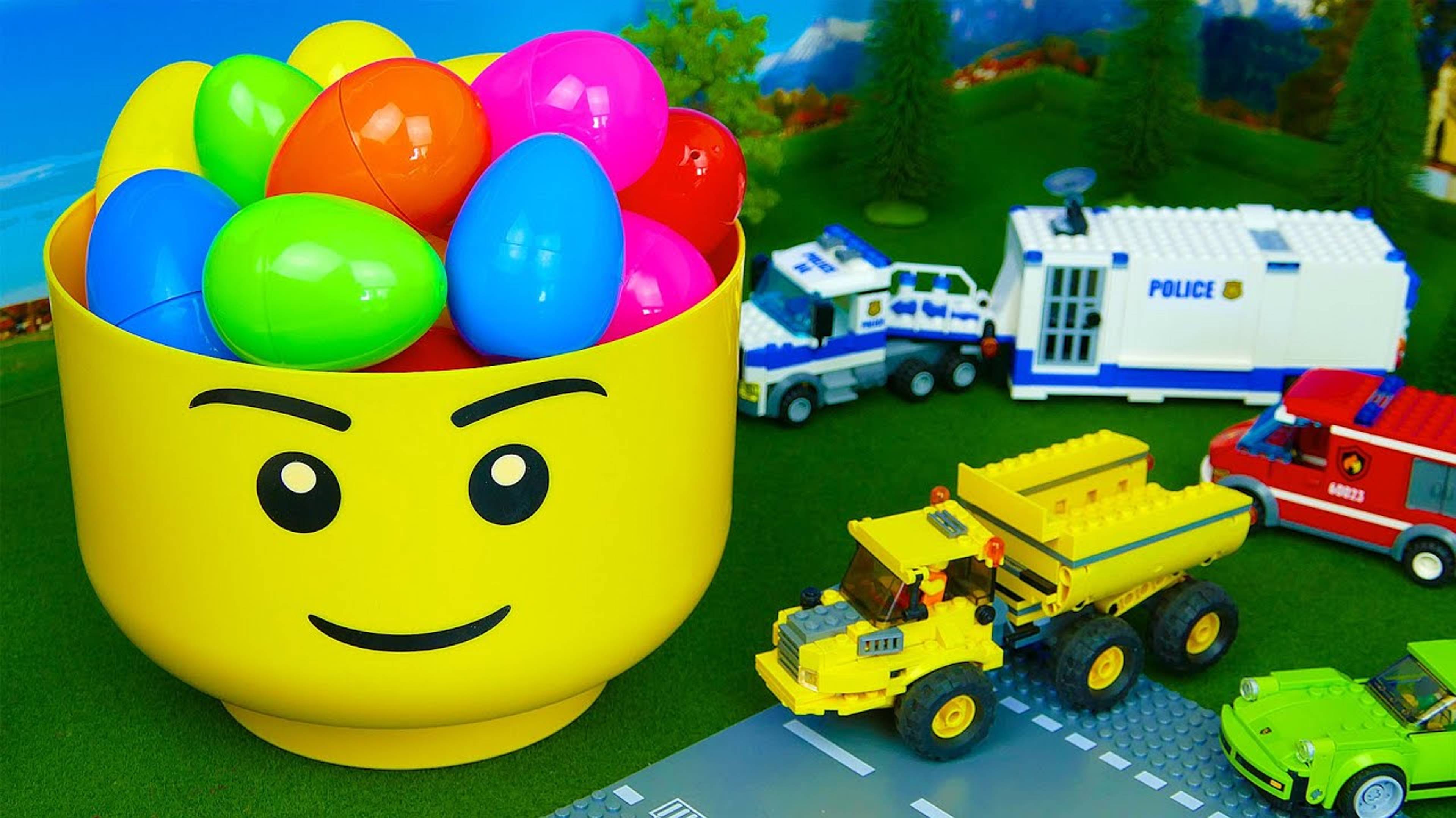Человечки из Lego ищут машинки.
Мультфильмы для детей и малышей