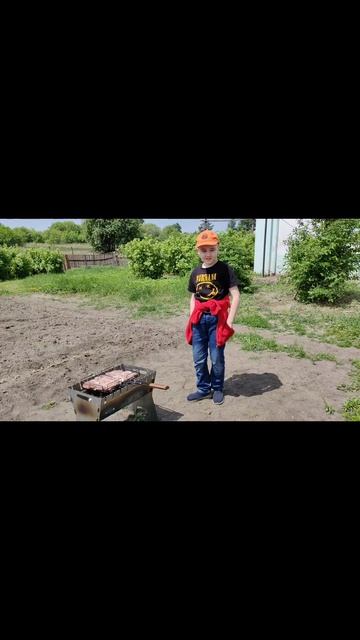 готовим шашлык 🍖🔥