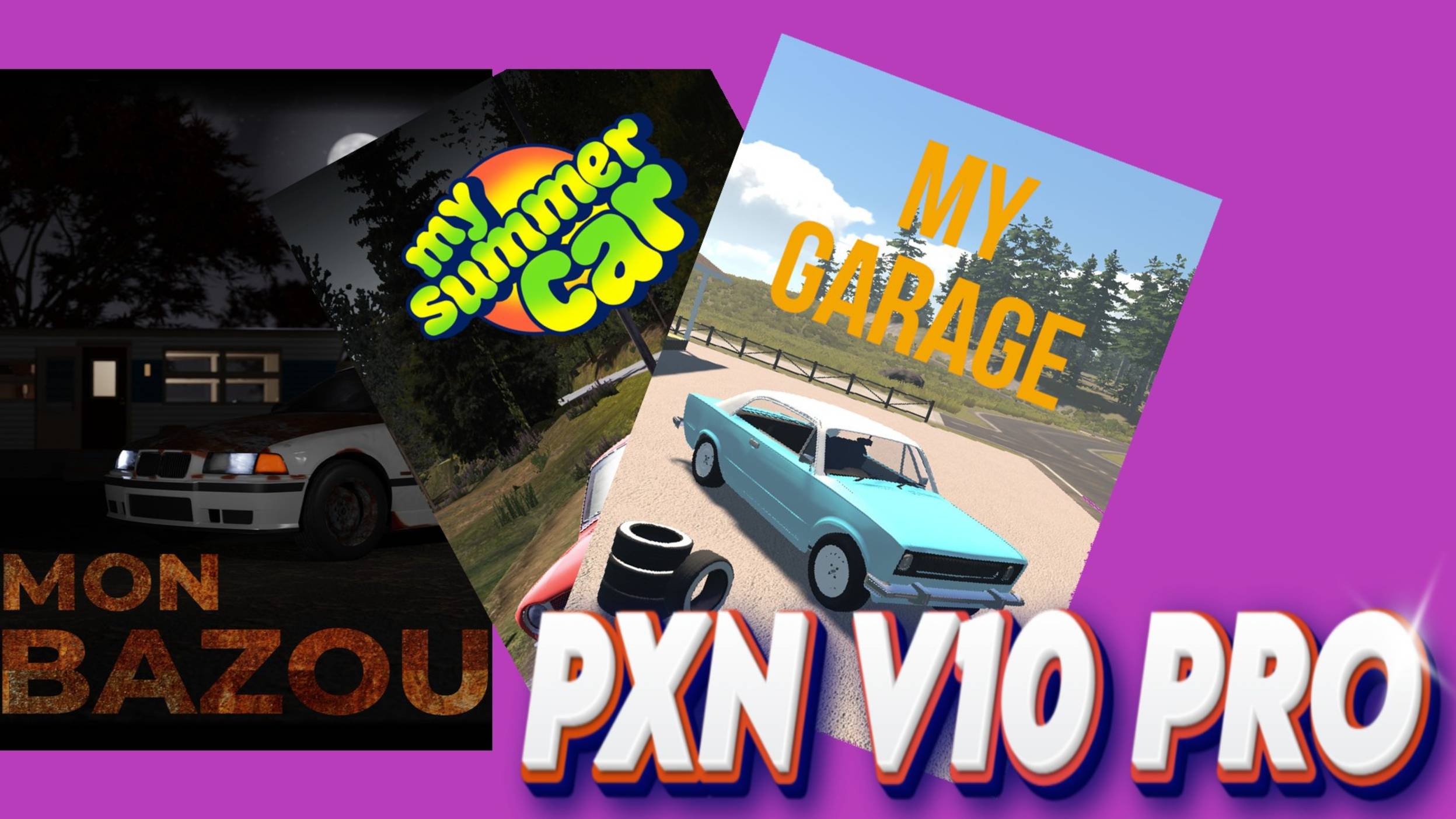My Summer | Car MonBazou | My Garage Против руля PXN V10 PRO