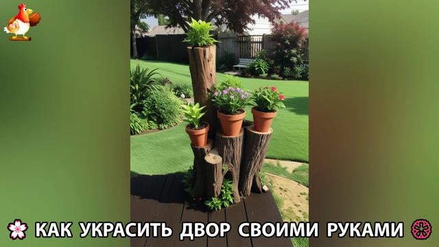 Как украсить двор дома фото идеи (575) 🏡 для дачи и сада своими руками 🌷🪻🌺💮