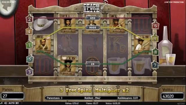 Большой выигрыш в Dead or Alive (Мертвый или живой)