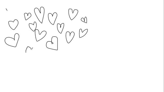 Рисуем армию сердечек часть8