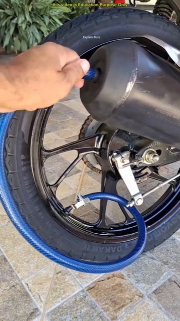 Fill Bike Air in 2 Seconds #shortsvideo